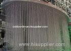 Energy Saving Foldable 3D Round Ball Stripe LED Mesh Curtain 15~75HZ