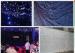 Festival Celebration LED Curtain Christmas Lights , Foldable LED Star Cloth Wall 2m*2m