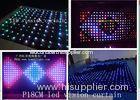 Flexible Fireproof P15 LED Stage Curtain Backdrop , 2m * 2m size AC90~240V