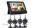 Professional 2.4 GHz RF Four Camera DVR Security System with focal length 4.0mm