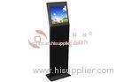 Ultra Thin Info Kiosk Terminal / Digital Signage Kiosk With PCI3.0 Encrypting Pin Pad