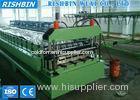 Trapezoidal Metal Roof Sheet Making Machine / Roof Panel Roll Forming Machine