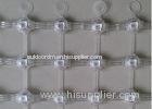 Large Advertising LED Mesh Screen / Transparent Curtain LED Screen P30mm