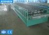 Grade 45 Steel Roller Trimdeck Sheeting Roll Forming Machine Chain Transmission