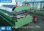 PPGI Trapezoidal Metal Roofing Sheet Roll Forming Machine 76 mm Shaft Diameter