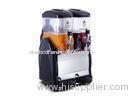 Double Bowls Fruit Juice Frozen Slush Machine , Frozen Margarita Machine