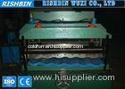 Hydraulic Cutting Double Layer Step Tile Roll Forming Machine with Auto Uncoiler