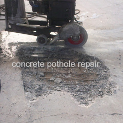 concrete driveway large potholes repair