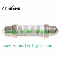 High quality 36mm 6 White LED Car Interior Dome Festoon Reading Light Bulb DHL free shipping