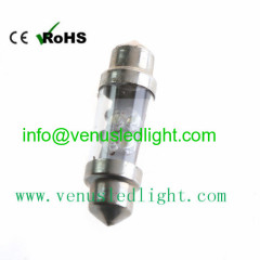 High quality 36mm 6 White LED Car Interior Dome Festoon Reading Light Bulb DHL free shipping