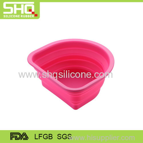 Non-stick silicone vegetable basin