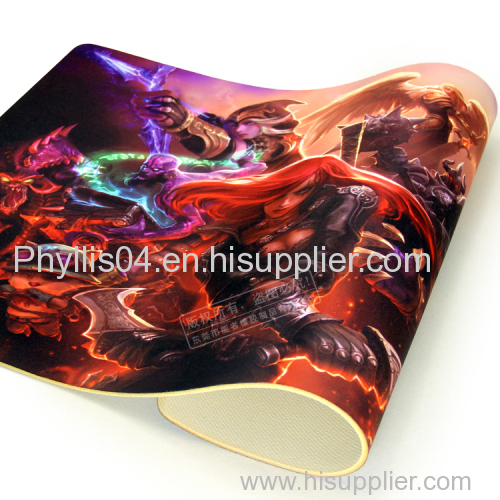 custom natural rubber printing wholesales gaming mouse pad/colorful mouse pad