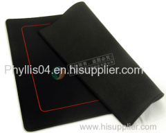 wholesales customized mouse pad with stitching/waterproof mouse pad