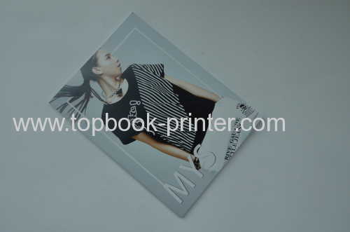 UV coating matt art paper cover clothes brochure softcover book