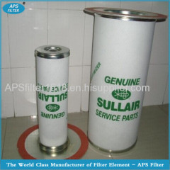 Sullair air oil separation with long service life