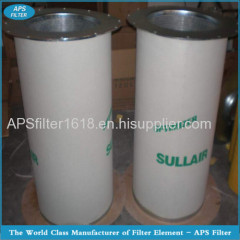 Sullair air oil separation with long service life