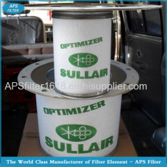 Sullair air oil separation with high quality