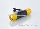 Zoomable small led flashlight for hiking , powerful led flashlight With Metal Clip