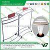 Removable & retractable metal garment rack , rolling racks for clothes