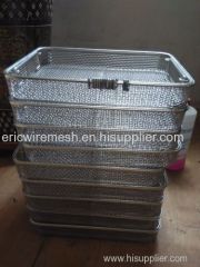 stainless steel wire mesh basket