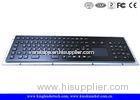 IP65 Rated Black Metal Keyboard With Touch Pad,Function Keys And Number Keypad