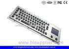 Customizable Illuminated Metal Keyboard High Resistant With Integrated Touchpad