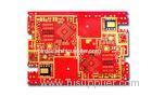 Red 12 Layer Multilayer PCB Board Prototype with ENIG , TG 180 Surface