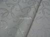 Ladies Fashion 240gsm Poly Cotton Silver Lurex Jacquard Woven Fabric for Clothes