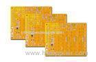 Custom Yellow 2 layer 1 OZ HASL Prototype PCB Boards 1.6mm , UL RoHS approvals
