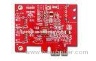 Four layer Gold Finger PCB Board with Red Solder Mask , Prototype Printed Circuit Board