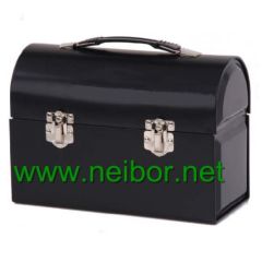 metal treasure chest tin handle box small tool box jewelry box