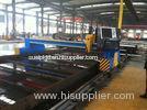 High Speed 50HZ Strip CNC Plasma Cutting Machine for Steel , 4000mm Track Gauge