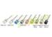 Prophy Brush Saliva Ejector , Nylon Bristle Carbide Silicone Latch
