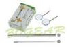 Stainless Steel Anti-Heat Plain Magnifying Dental Mouth Mirror / Handle , Disposable Dental Instrume
