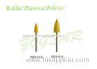 Rubber Diamond Dental Polisher For Dental Clinic Tungsten Carbide Bur Porcelain and Zirconia