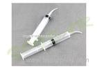 Plastic 12CC Syringe Utility , Disposable Irrigation Syringe Curved Straight