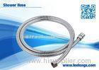 Chrome Plated Stainless Steel Flexible Shower Hose Extension , Extra Long Shower Hoses