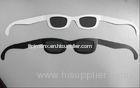 300g Paper Polarized 3d Glasses For Cinema , Circular Polarising Glasses