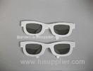 Disposable Paper Cardboard Circular Polarized 3D Glasses For TV Or Computer