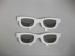Disposable Paper Cardboard Circular Polarized 3D Glasses For TV Or Computer