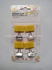 creative square shape binder clip