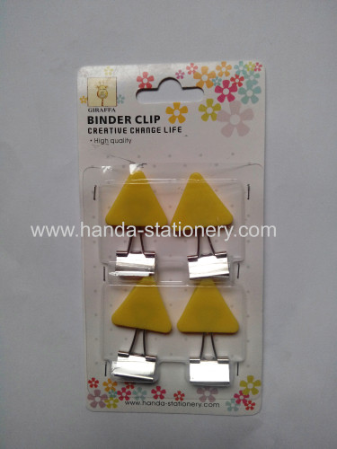 creative angle shape binder clip