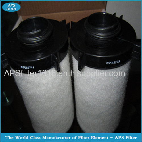 Compatible high filtration Ingersoll-rand filter elements