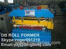 Trapezoid Roof Panel Roll Forming Machine With Chain Transmission For Indian Market