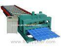 380V 50Hz Steel Tile Roll Forming Machine with PLC Compture Control System / Cr12mov Blade