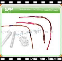 Automotive wire splice connector heat shrink tubing 4:1 shrink ratio clear black tubing metal to metal splice protector
