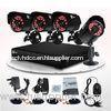 CCTV DVR Video Surveillance System For Home 600TVL IR 4 Camera CCTV KIT