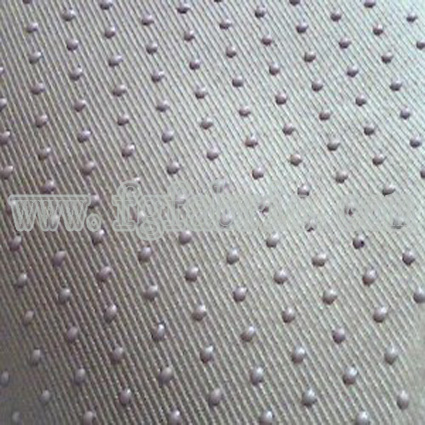 Polyester gabardine plastic dripping fabric OOF-107