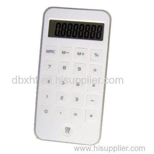 8 Digits iPhone Shape Promotional calculator