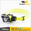 silicone aluminum waterproof headlight with 1led